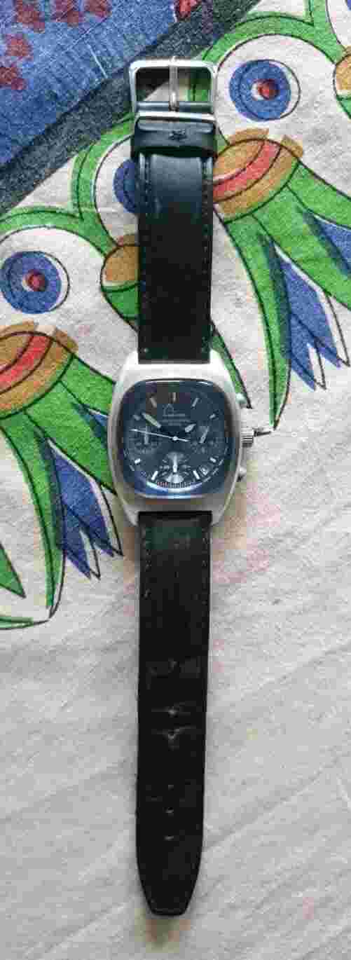 HEAD Chronograph Watch Mens Monaco Inspired Chronograph Watch Works
