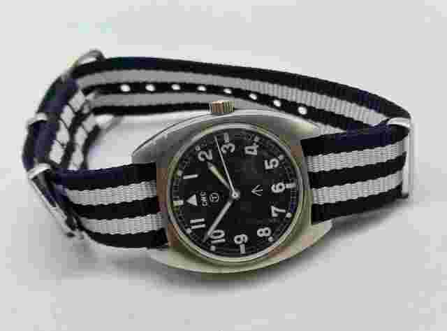 1979 CWC BRITISH MILITARY ORIGINAL BLACK DIAL MANUAL WIND MAN'S WATCH / S056