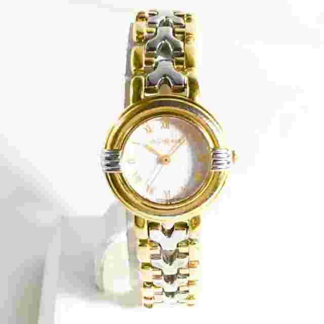 Saint Laurent Watch Wristwatch YSL Cassandra Gold Silver Women's Authentic