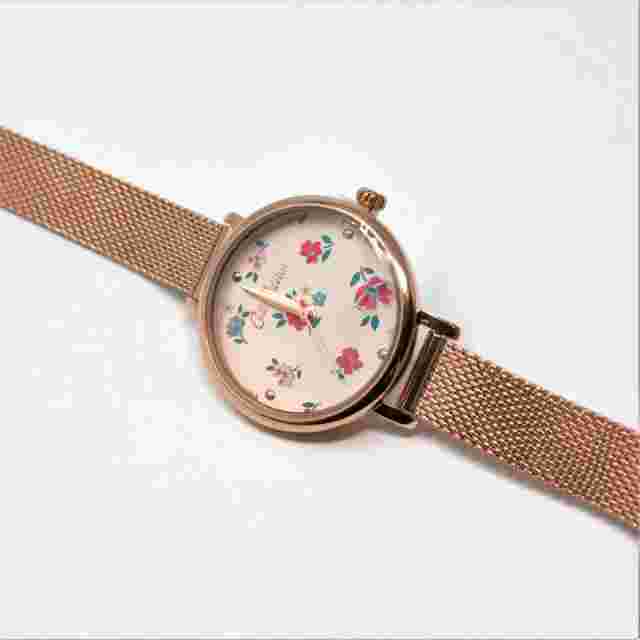 Cath Kidston Ladies Brampton Mesh Bracelet Watch CKL079RGM