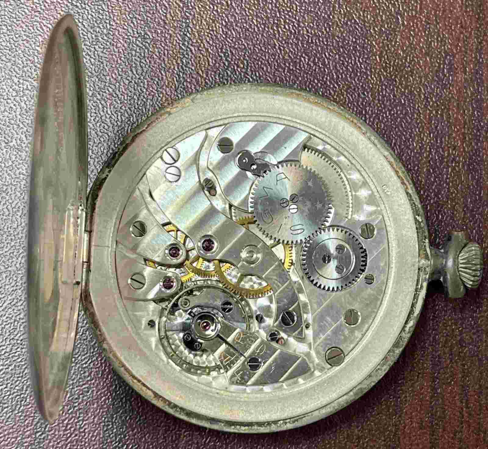 Antique Hi Grade Chronometer SIGMA 1900's Swiss Pocket Watch …TJ115