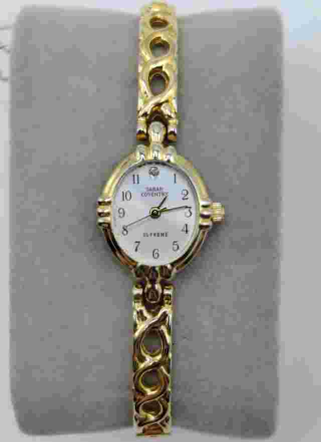 Sarah Coventry Supreme Bracelet/Stretch Wristwatch New Battery