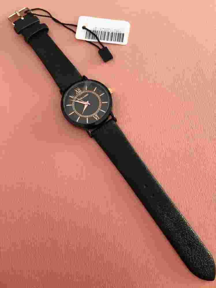 WRISTWATCH: EXCELLANC. BLACK & Rose Gold. BNWT. REDUCED