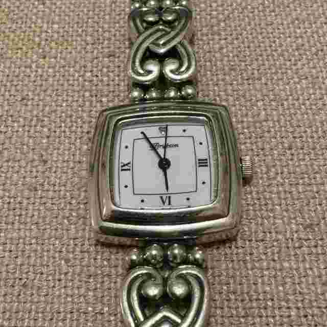 Brighton Santa Rosa Silver Tone Quartz Women's Watch Sz. 8.25” Needs Battery