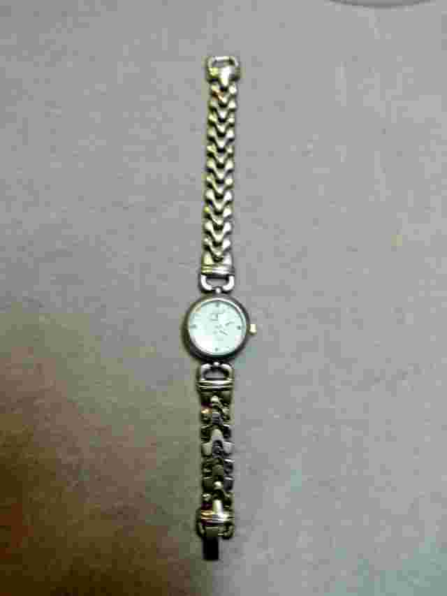 Hollywood Riding Club Ladies Watch ~ Horse Bit Style Links Stainless~New Battery