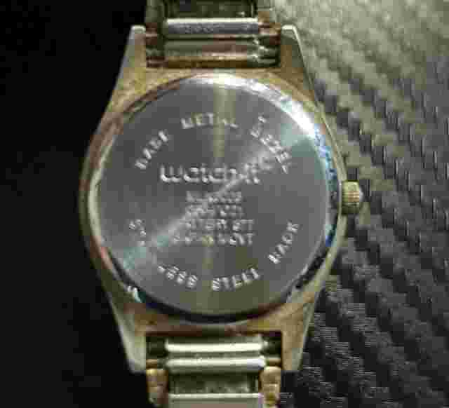 Watch it Women Watch Stainless Steel Silver Water Res 24hr White Battery Quartz