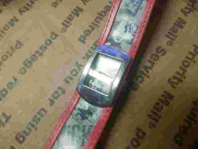Disney Mickey Mouse Watch by Accutime VINTAGE STYLE FACE NOT WORKING PARTS ONLY