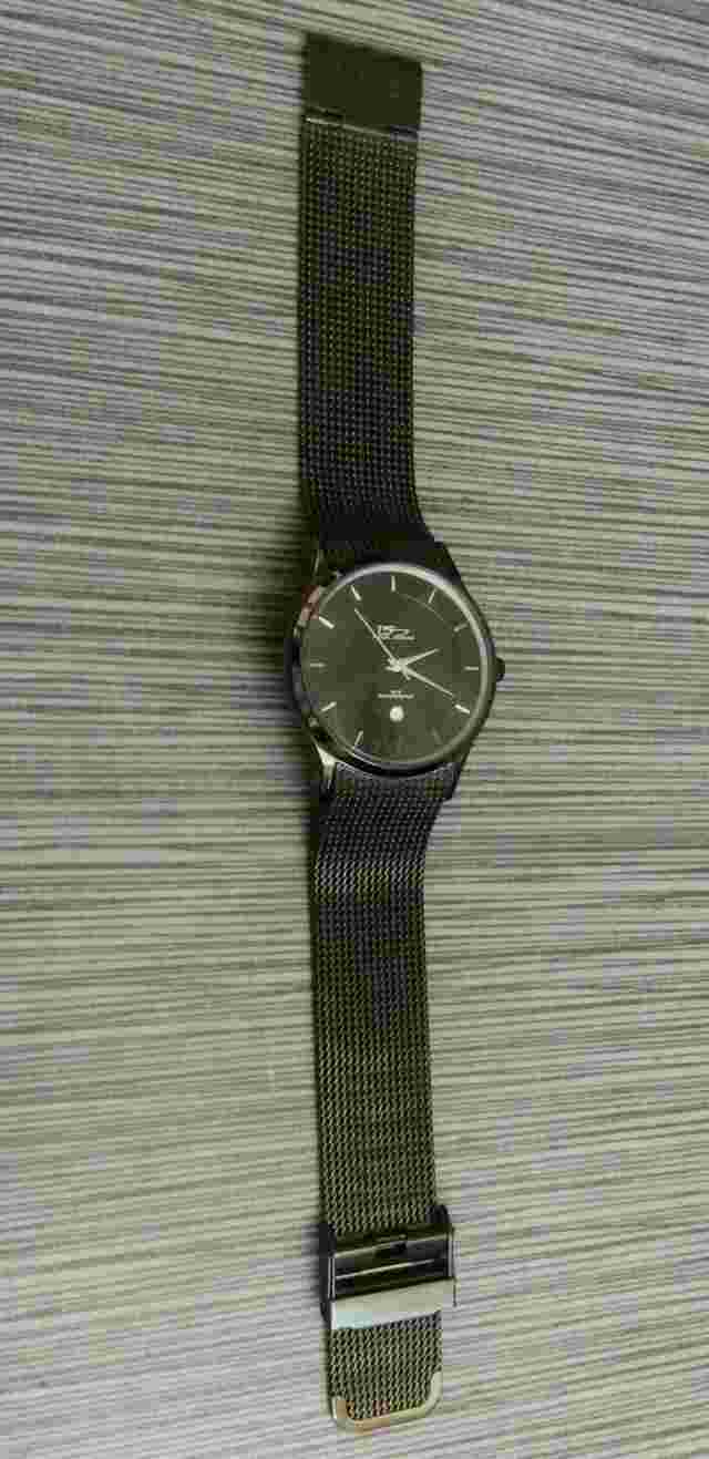 Daniel Steiger Women's Watch Black Round Date Dial Mesh Band WR 5atm 3062k-m