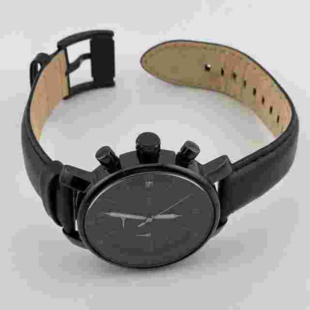 Fossil Rhett Watch BQ1703 Mens Chronograph Date Quartz 42mm Case Black Leather