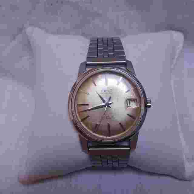 VINTAGE RENIS INCABLOC 25 JEWELS AUTOMATIC CAL. AS 1700 WRIST WATCH WORKING