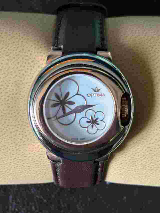 Optima - Swiss Watch - Flowers