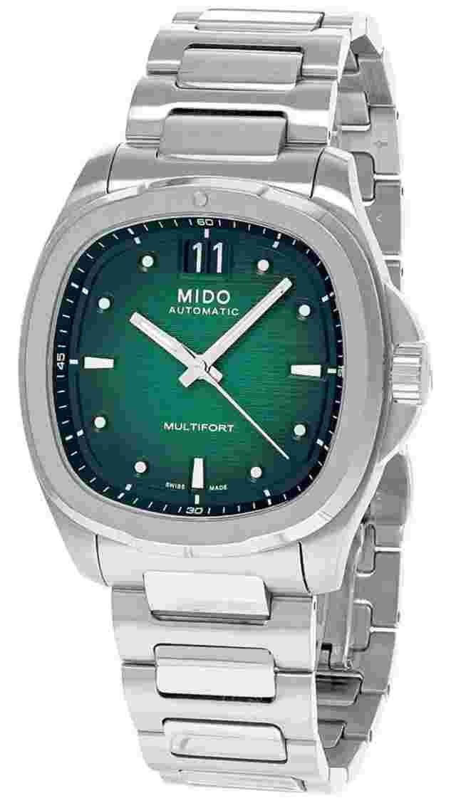 Mido Multifort TV Big Date Green Men's Watch - 5261109100