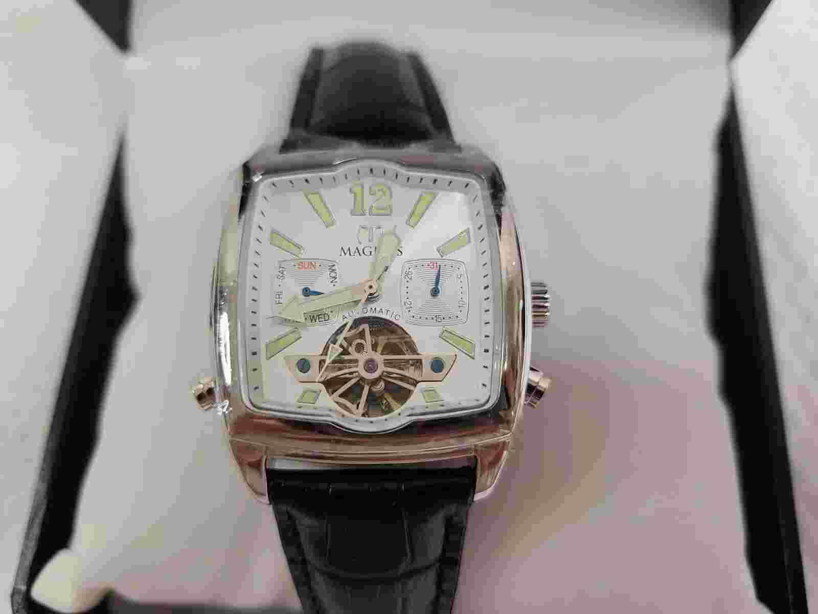 Magnus Halifax M111MSS05 Automatic 3 ATM Water Resist Stainless Steel Mens Watch