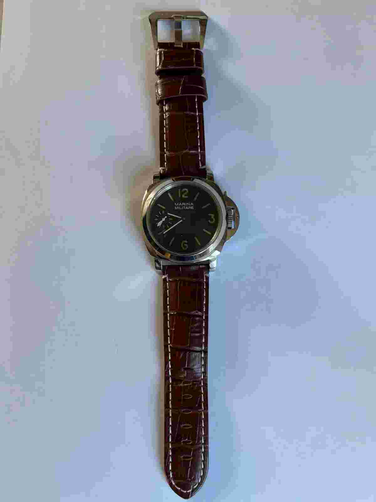 Parnis Marine Millitaire Hand Wind Watch