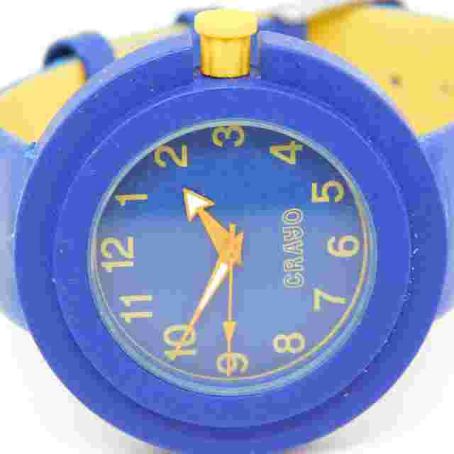 CRAYO Crazy for Color Two Tone Quartz Analog Unisex Watch New Battery