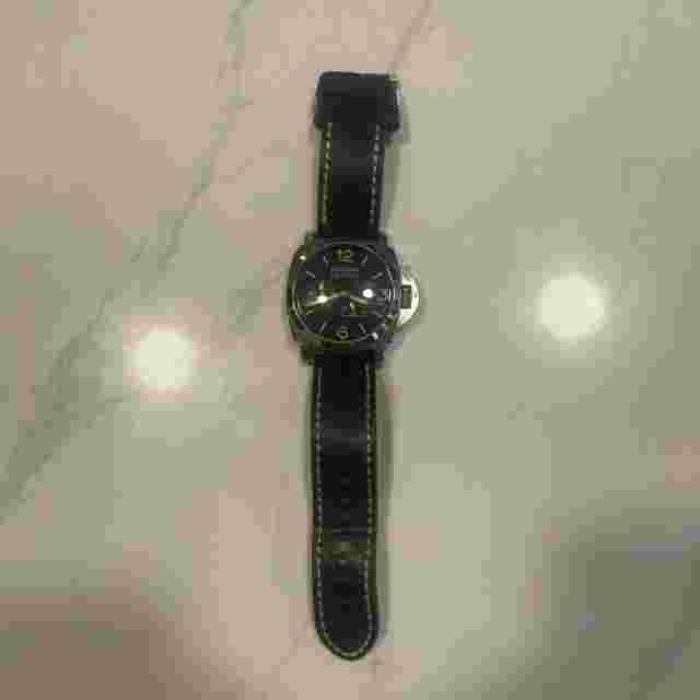 Parnis Navy Marina Militare 47mm Dive Watch Genuine Brown Leather Band
