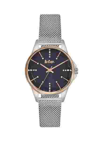 Lee-Cooper Watch LC06351.590 Ladies Wrist Watch Fine Meshband Bicolour Blue