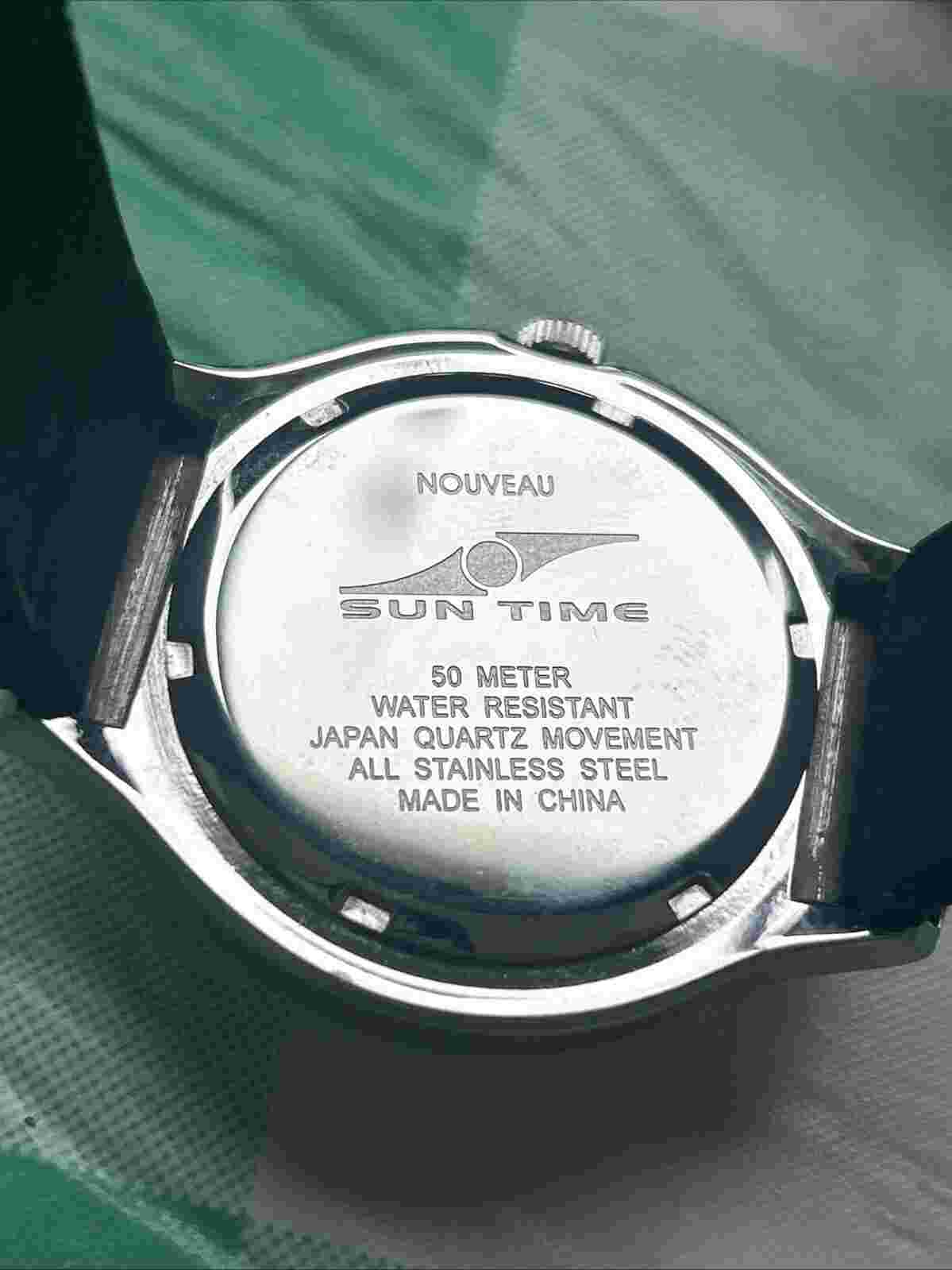 Kansas Jayhawks Sun Time Silver Tone Men’s Watch