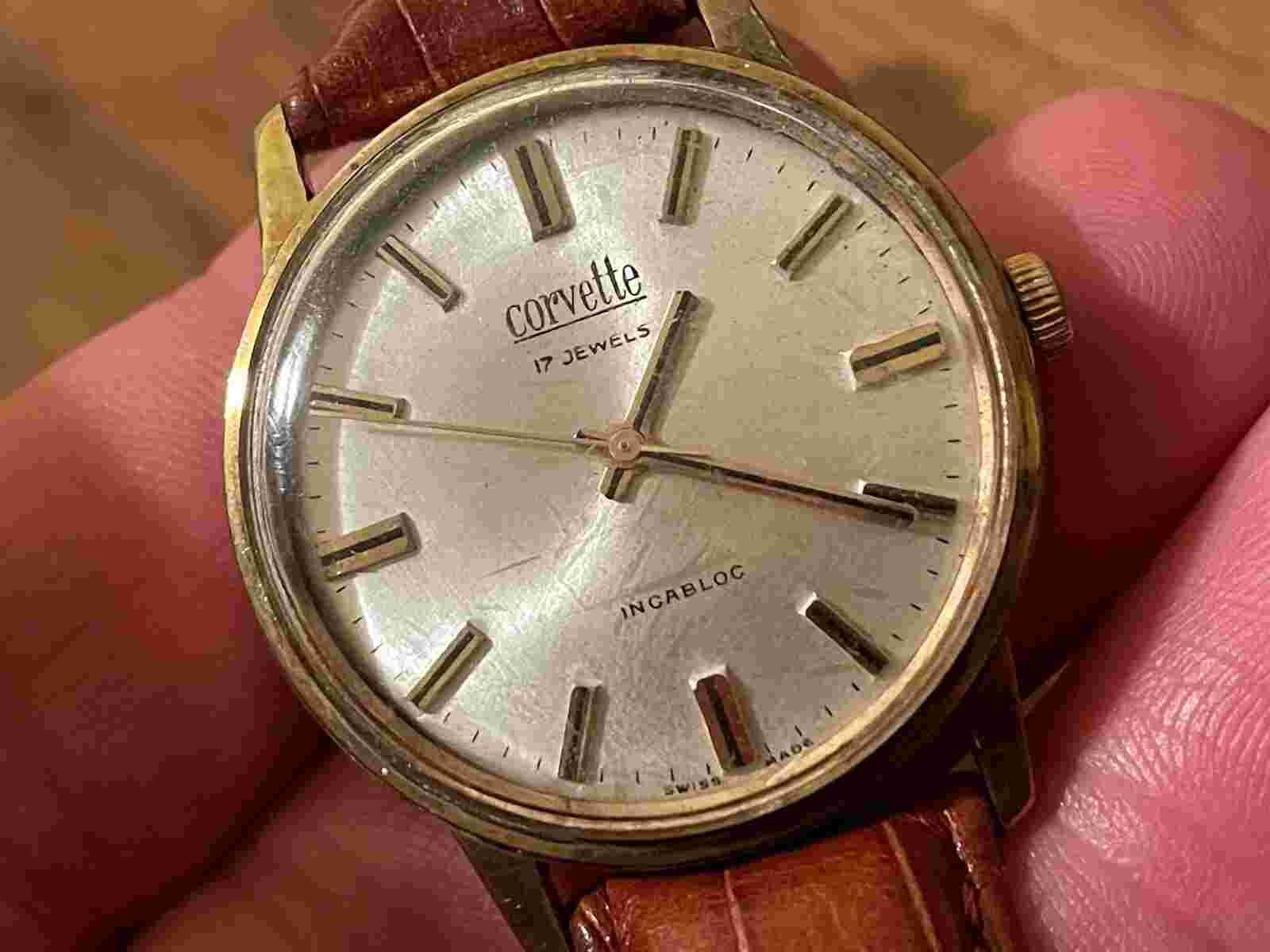 PAIR OF VINTAGE MENS WATCHES…KIENZLE AND CORVETTE