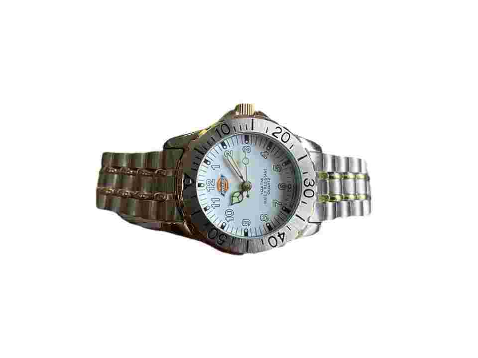 Genuine Dickies Two Tone Quartz Men's Watch Works Needs Batt VTG