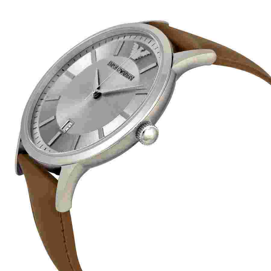 Emporio Armani Classic Silver Dial Mens Watch AR2463  Ship From USA