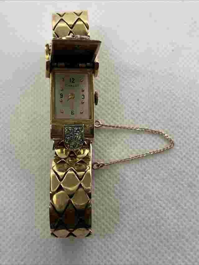 VINTAGE CHALET Watch 14K Yellow Gold Bracelet 0.50CTW Diamond (SI, G)