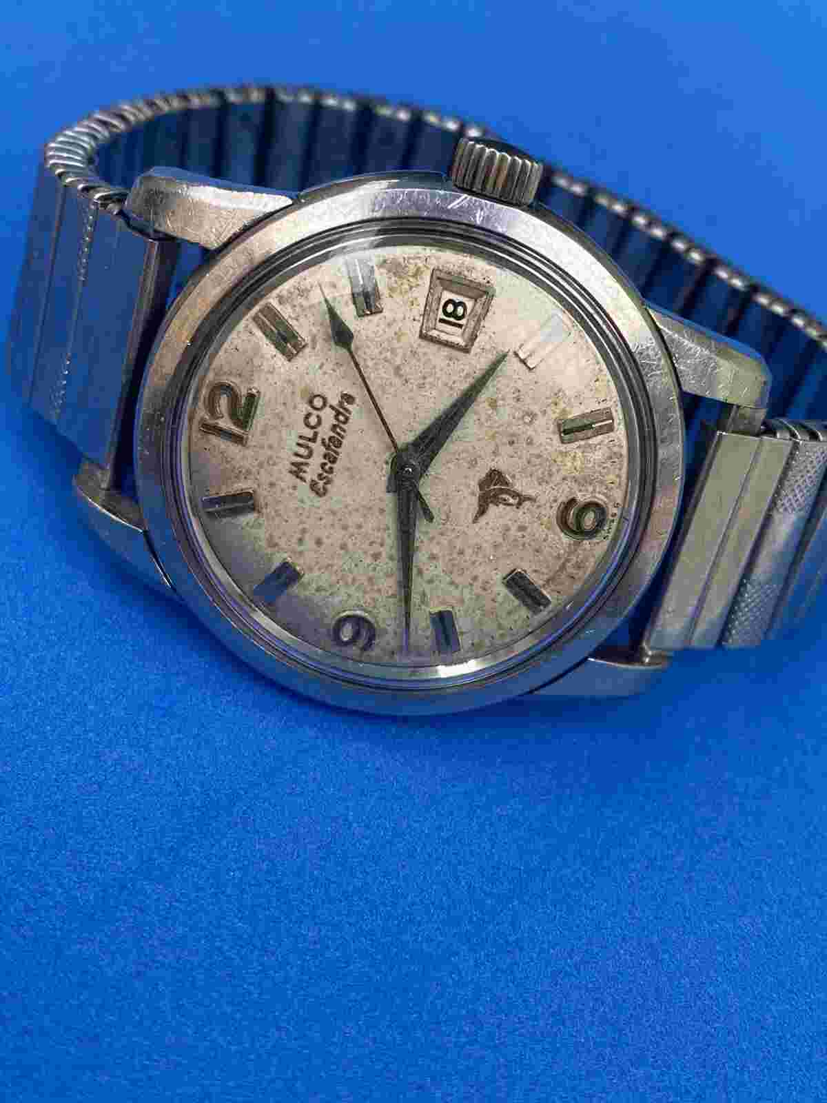 Very Rare Vintage Mulco Escafandra Diver 250-100 Súper Compressor