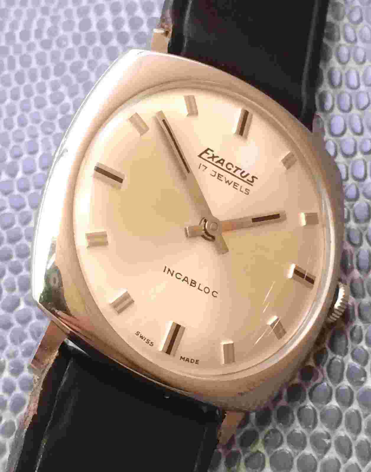 NOS New Exactus P 7000 Hand Manual 29 Mm P7000 Swiss Vintage Watch
