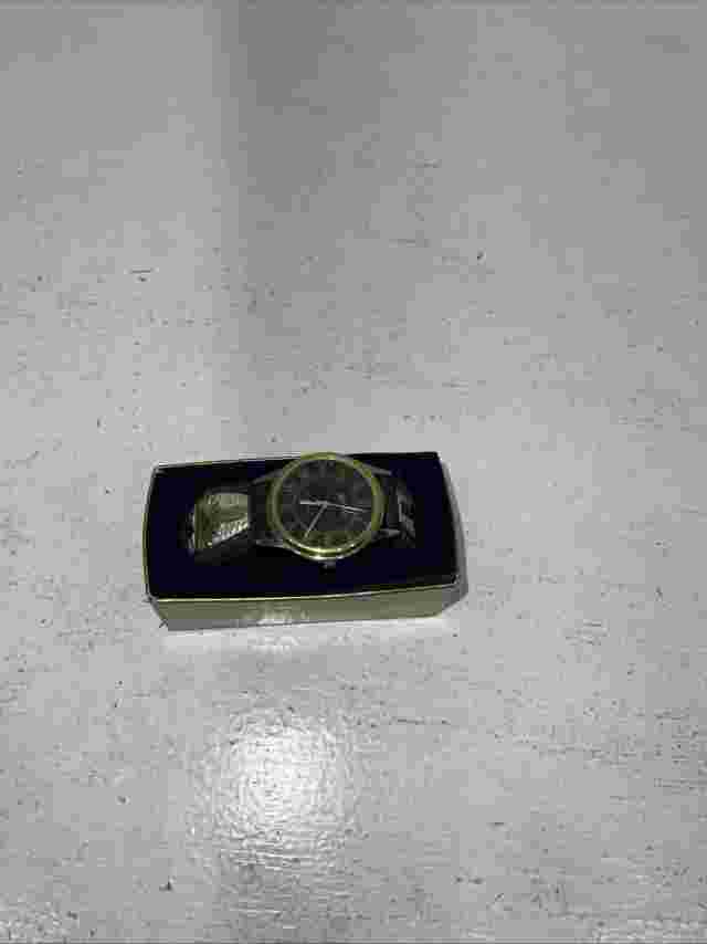 New Mens Montana Silversmiths Black Copper Silver Watch. Watch22 D-16