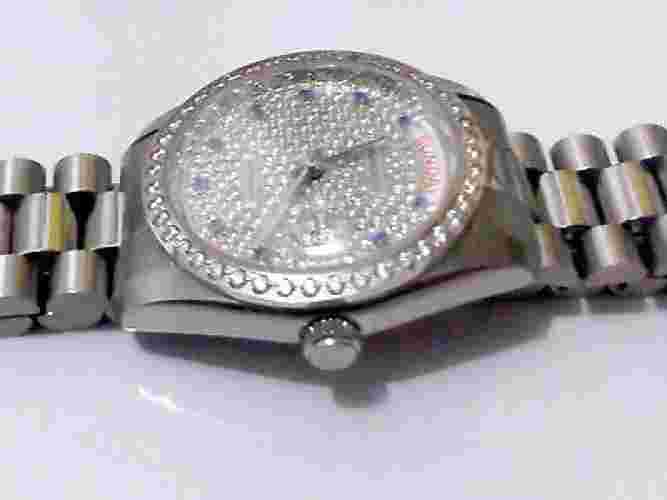 Sandoz Red Diamond Starry Dial Gold Tone Automatic Men's Watch 29032-D-34-8