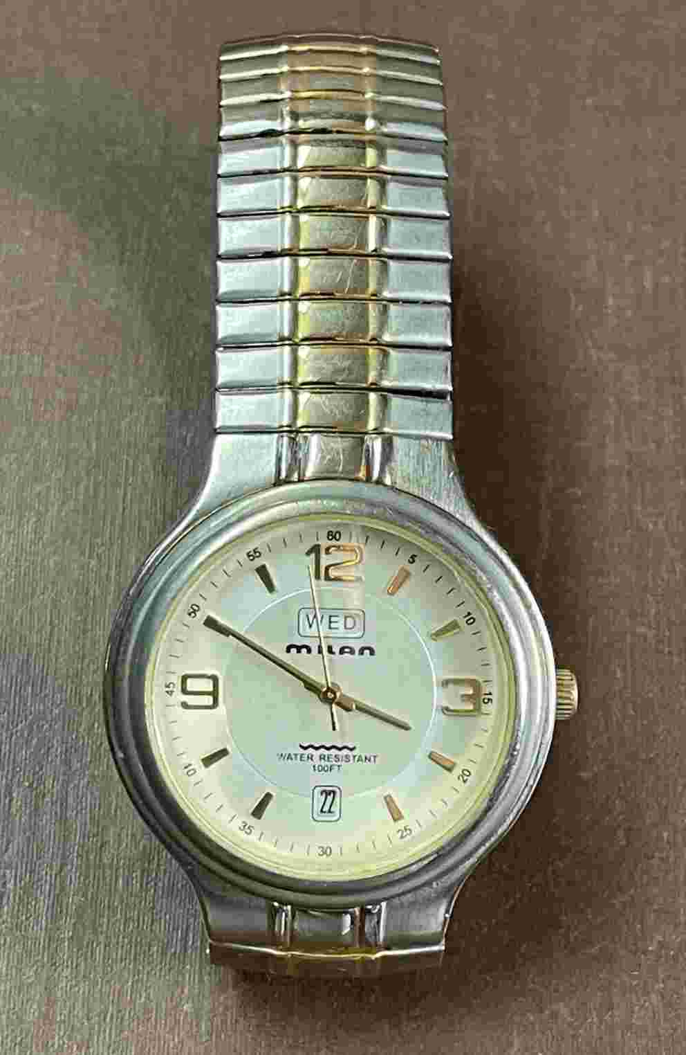 Milan MLN935 Quartz Men’s Calendar Wristwatch