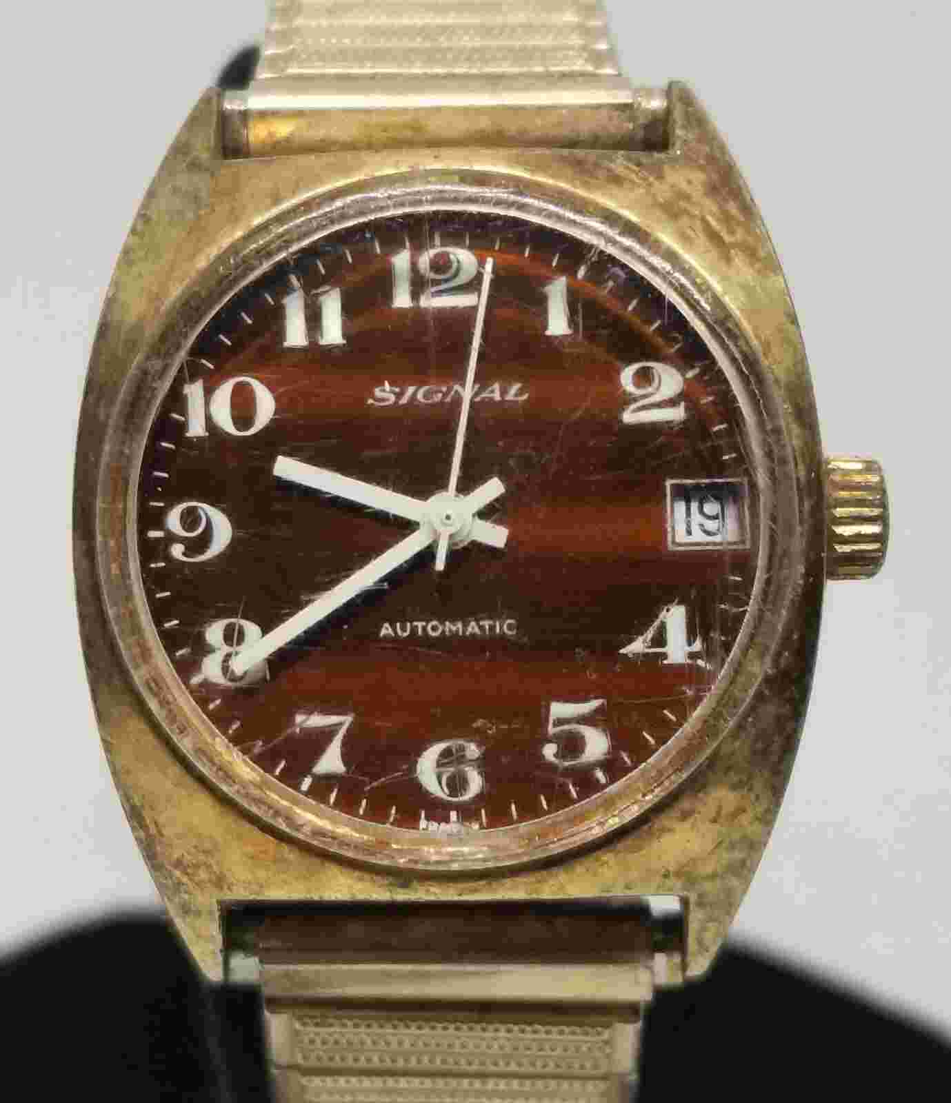 FARW254 Signal Automatic Wrist Watch S 360 D. 6262, 17Jewels, Needs Work.