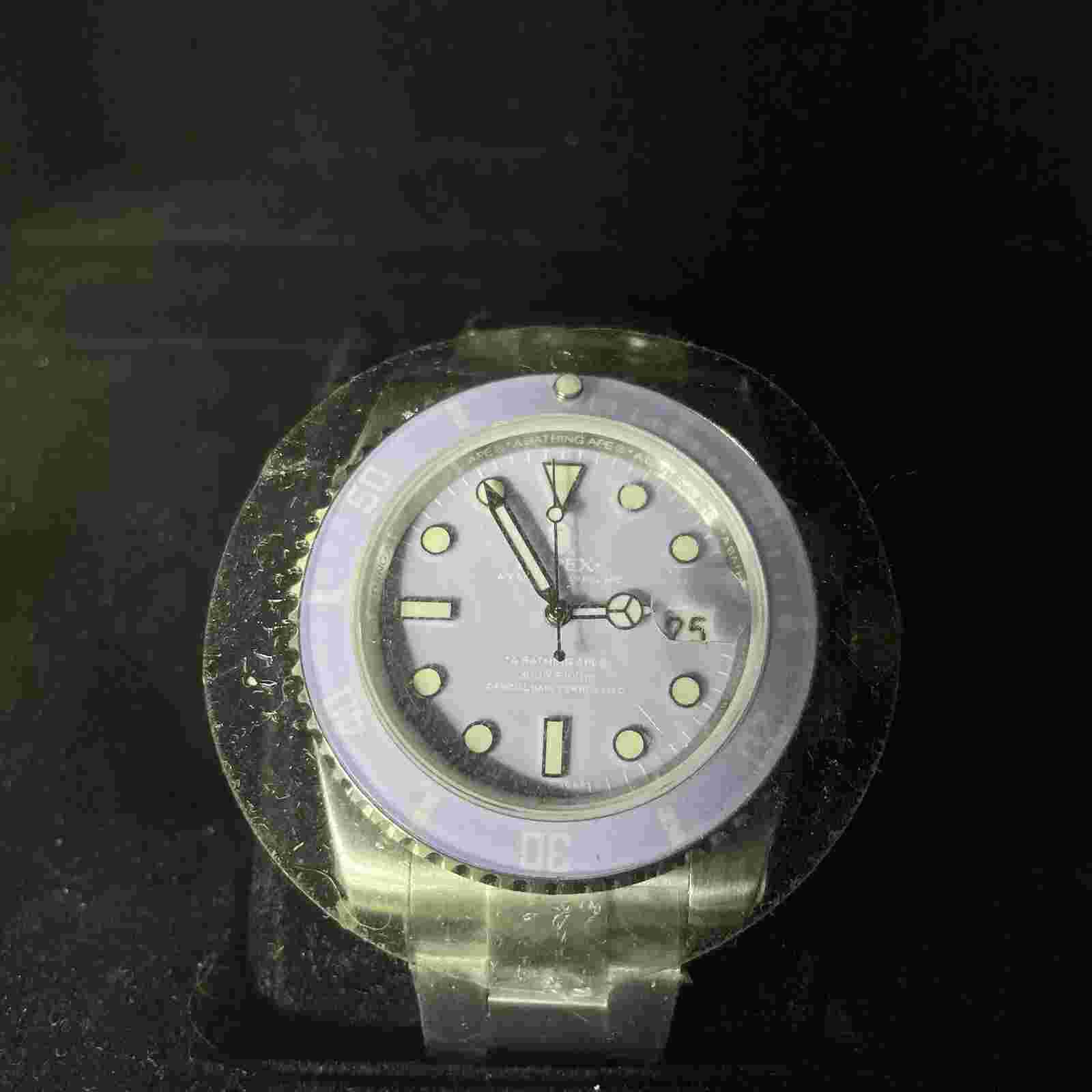 A Bathing Ape Type 1 Bapex Watch Bape Pink Silver 2022 Unworn With Plastic Boxed