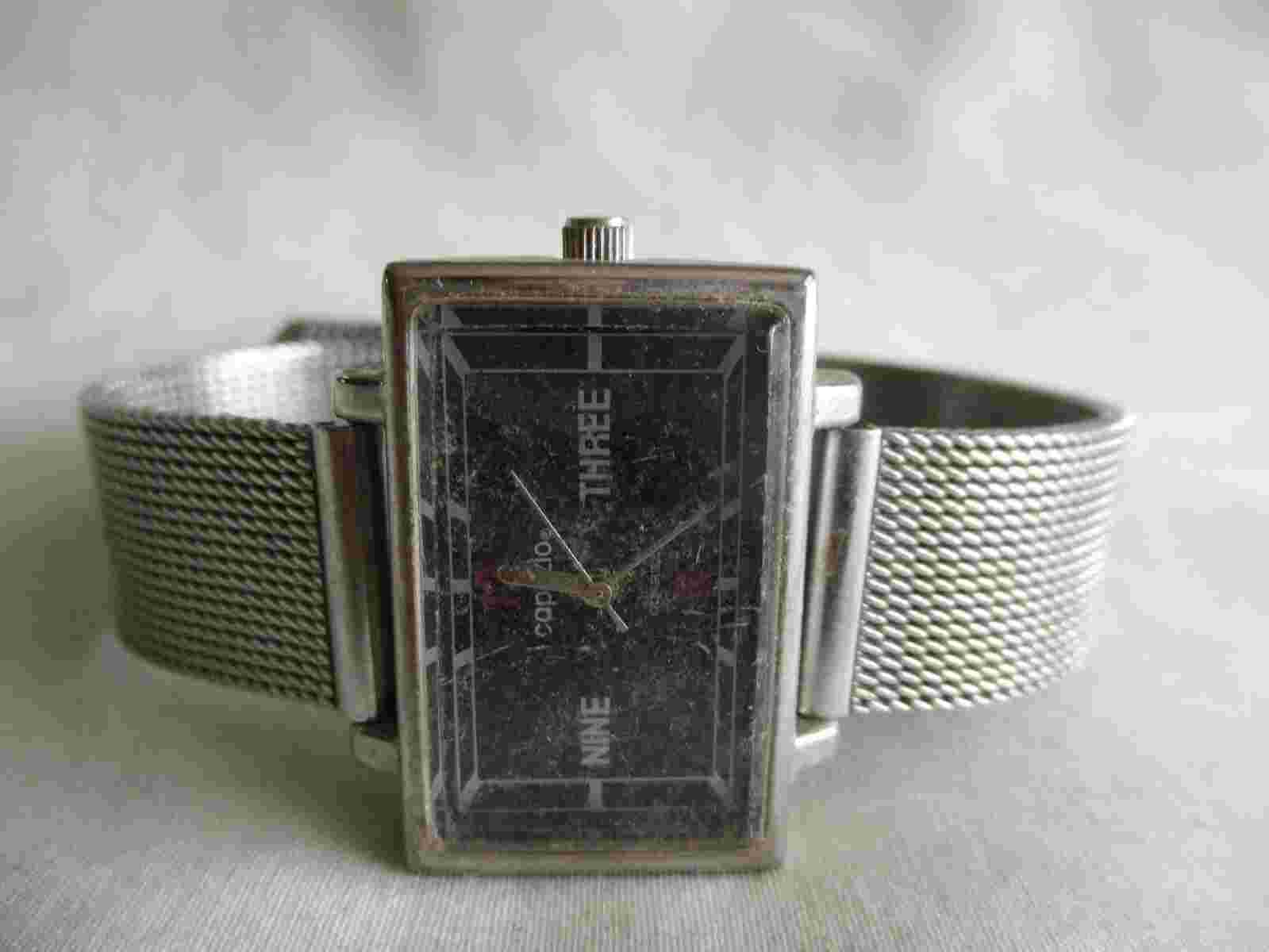 Capezio Analog Wristwatch with a Buckle Band and Quartz Movement