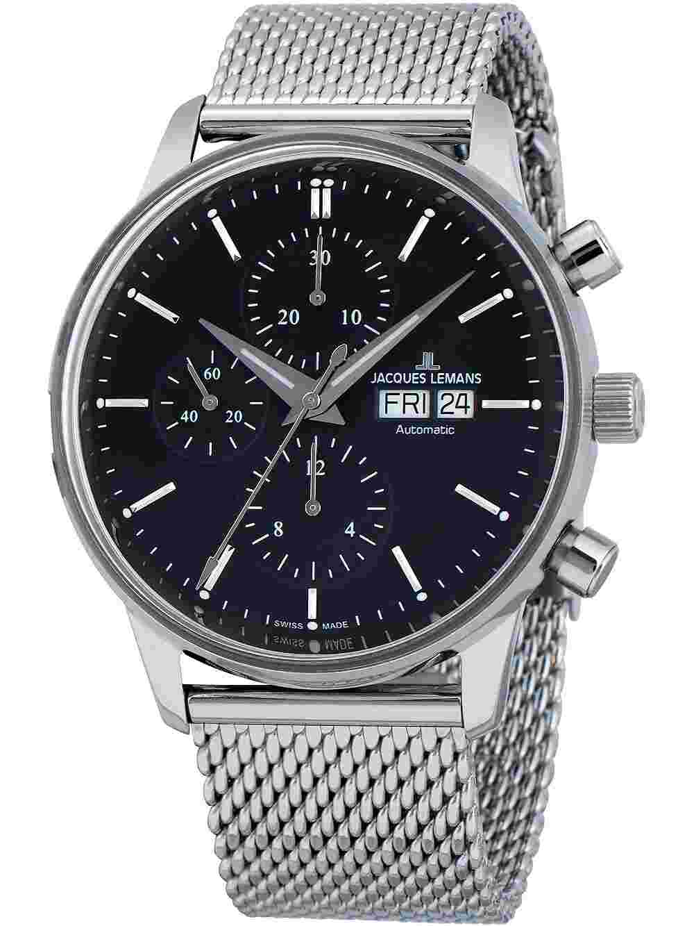 Jacques Lemans N-208C Retro Classic Automatic Chrono Mens Watch