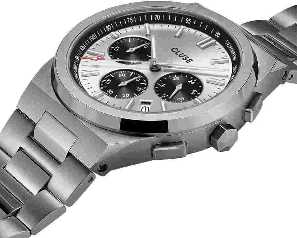 [CLUSE] Watch Vigoureux Chrono CW20807 Men's Silver