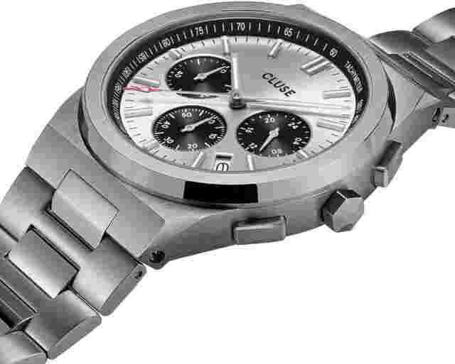 [CLUSE] Watch Vigoureux Chrono CW20807 Men's Silver