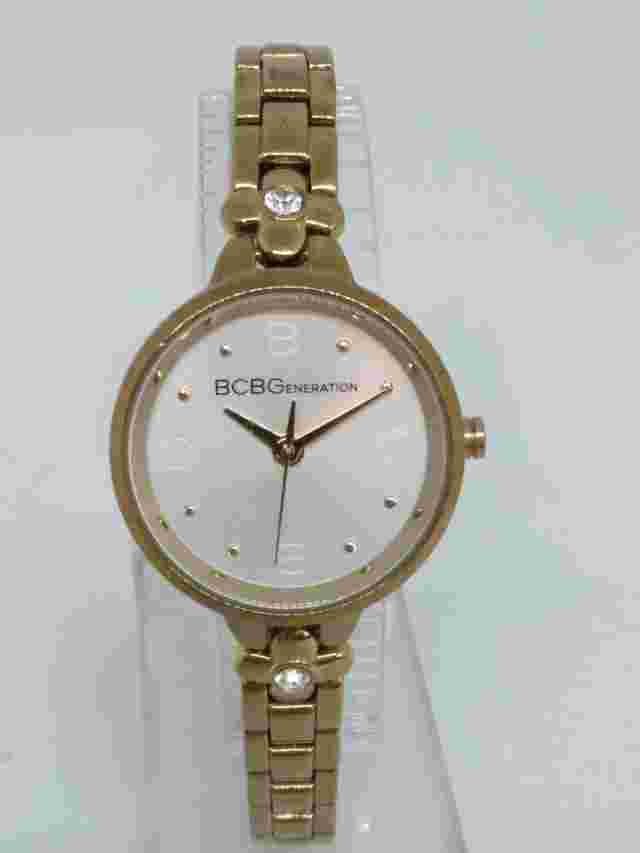 BCBGeneration GN50724003 Women's 28mm Gold Tone Watch NEW BATTERY