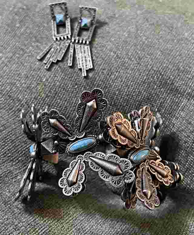 Valentino Turquoise Runway Cuff Earrings By Valentino