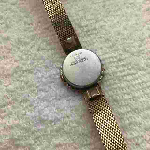 Deauville Armitron Quartz Diamonds Round Shape Ladies Dress Watch