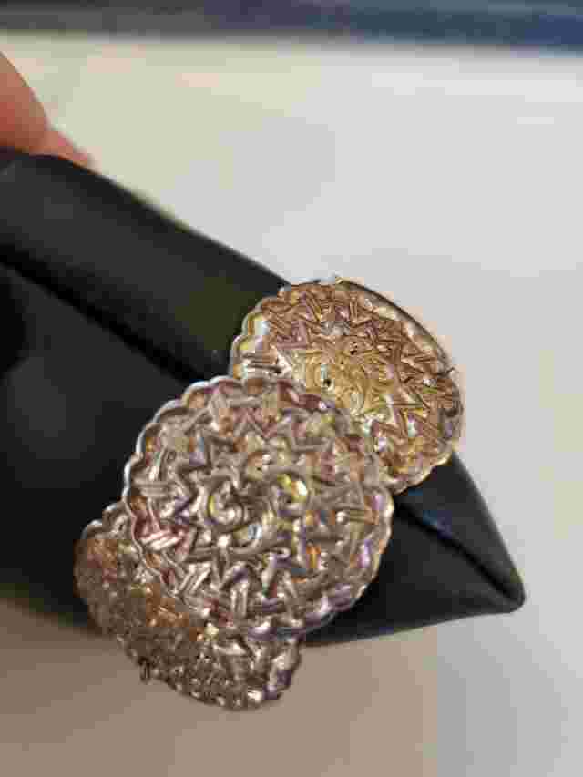 Montana Silversmiths Watch Silver Gold Outline  Bracelet New Battery.  P12