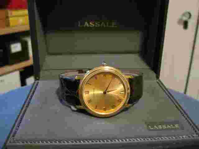 BX108 mans  gold plate LASSALE quartz  watch