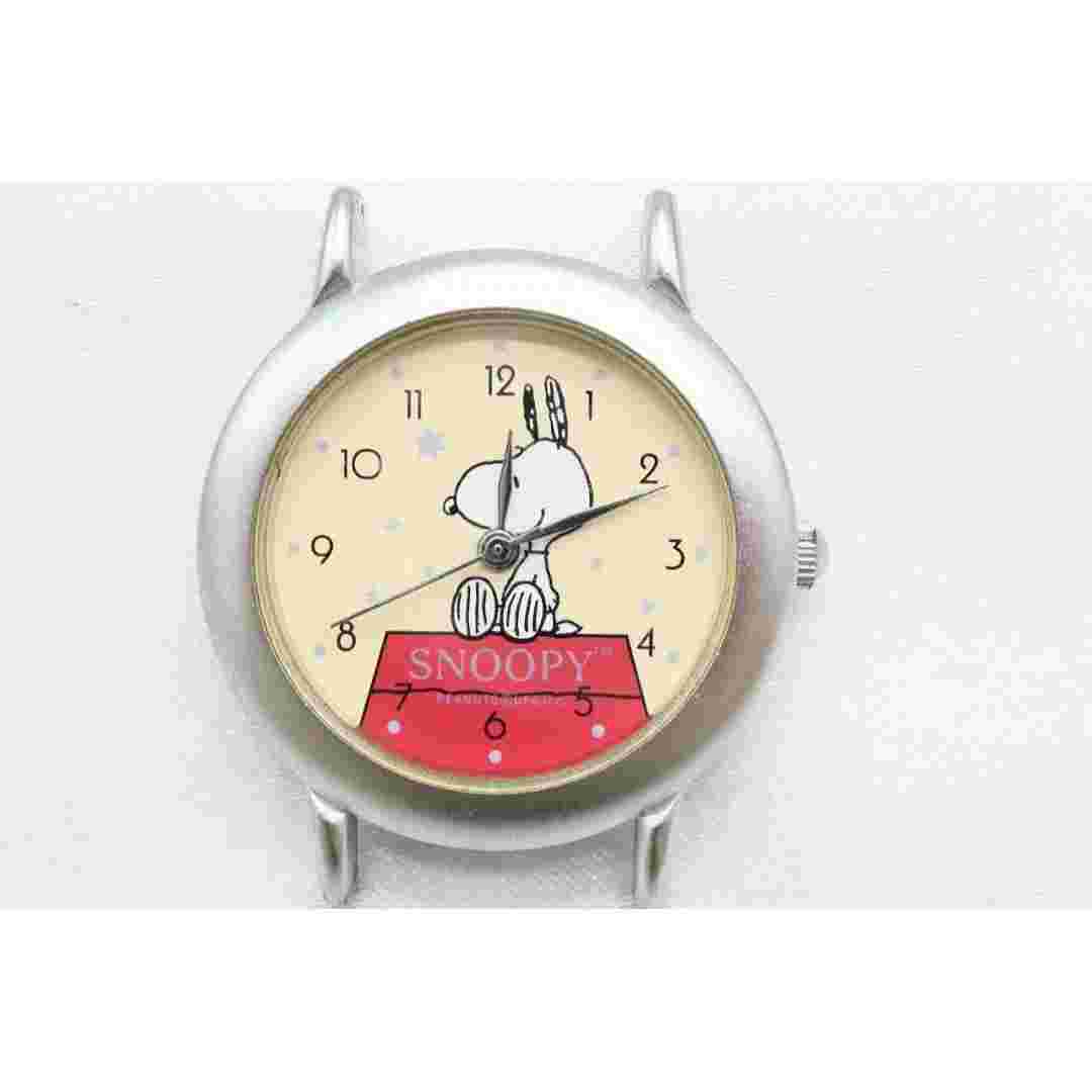 W183-215 Working Item Battery Replaced Snoopy Wristwatch Face Only