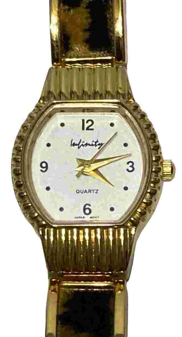 Infinity Watch Cheetah/Leopard  Gold-tone  Dial Fuzzy Furry VTG