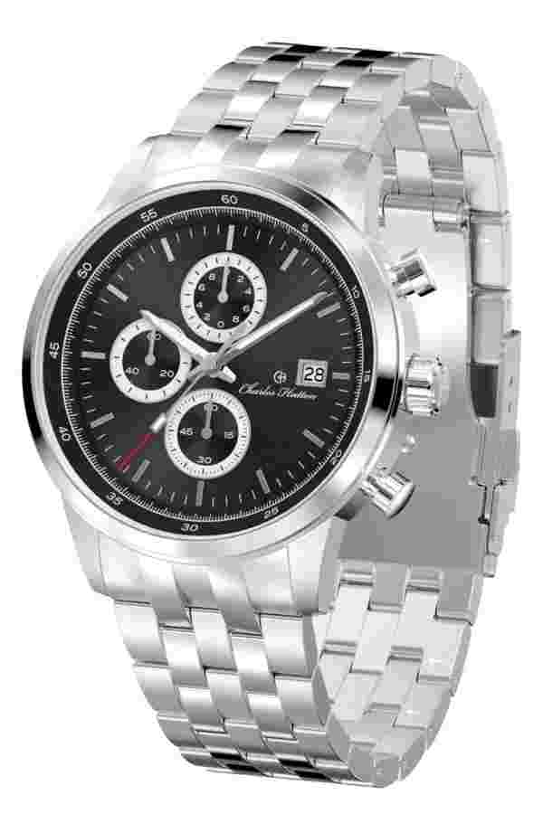 Charles Hutton Men’s 44mm Stainless Chronograph Watch