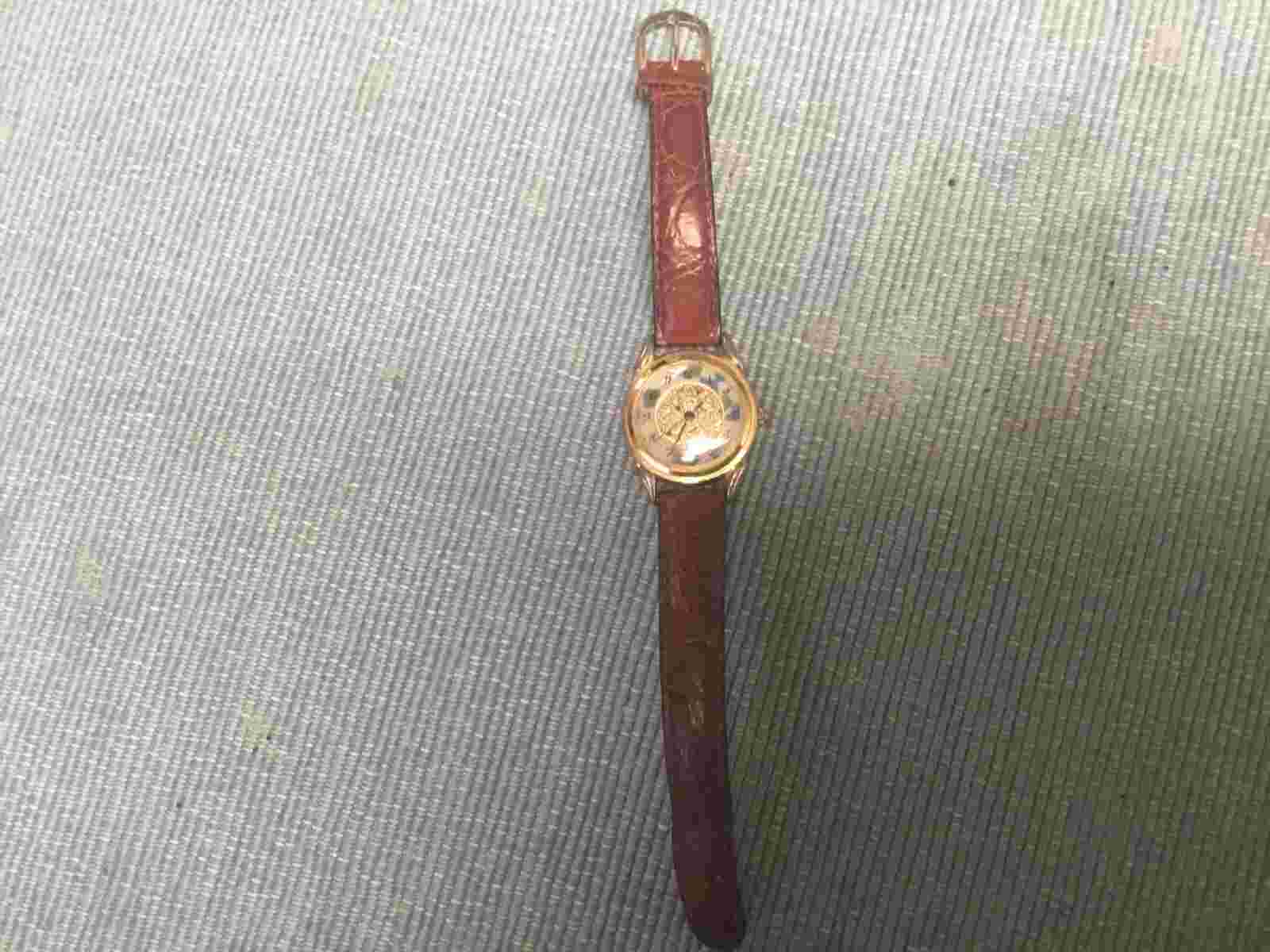 Vintage Womens Bounjour Art Deco Quartz Watch
