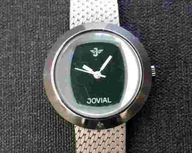 Women's Jovial Stainless Steel Automatic Self Winding Swiss Watch Wristwatch
