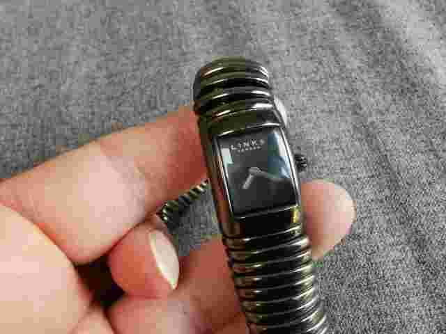 LINKS OF LONDON Analogue Ladies  Black Sweetie Strap Watch