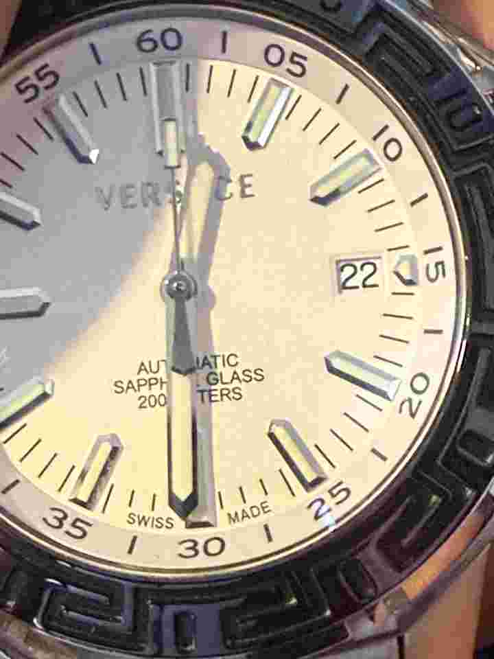 Versace Original Automatic Swiss Made Men’s Watch Caliber ETA 2824-2