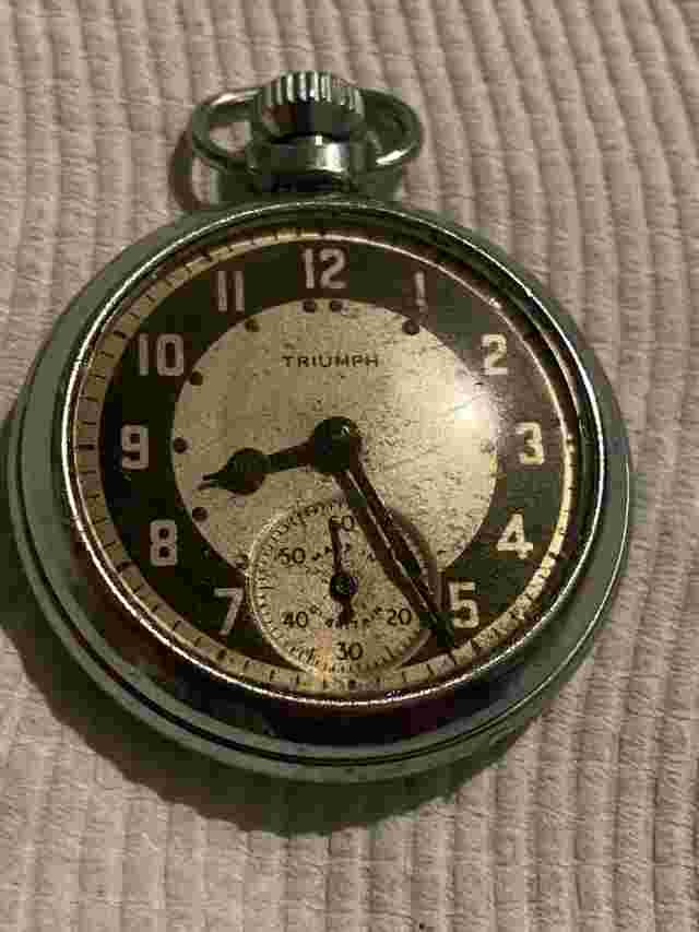 collectable Triumph pocket men’s  watch Made In Great Britain